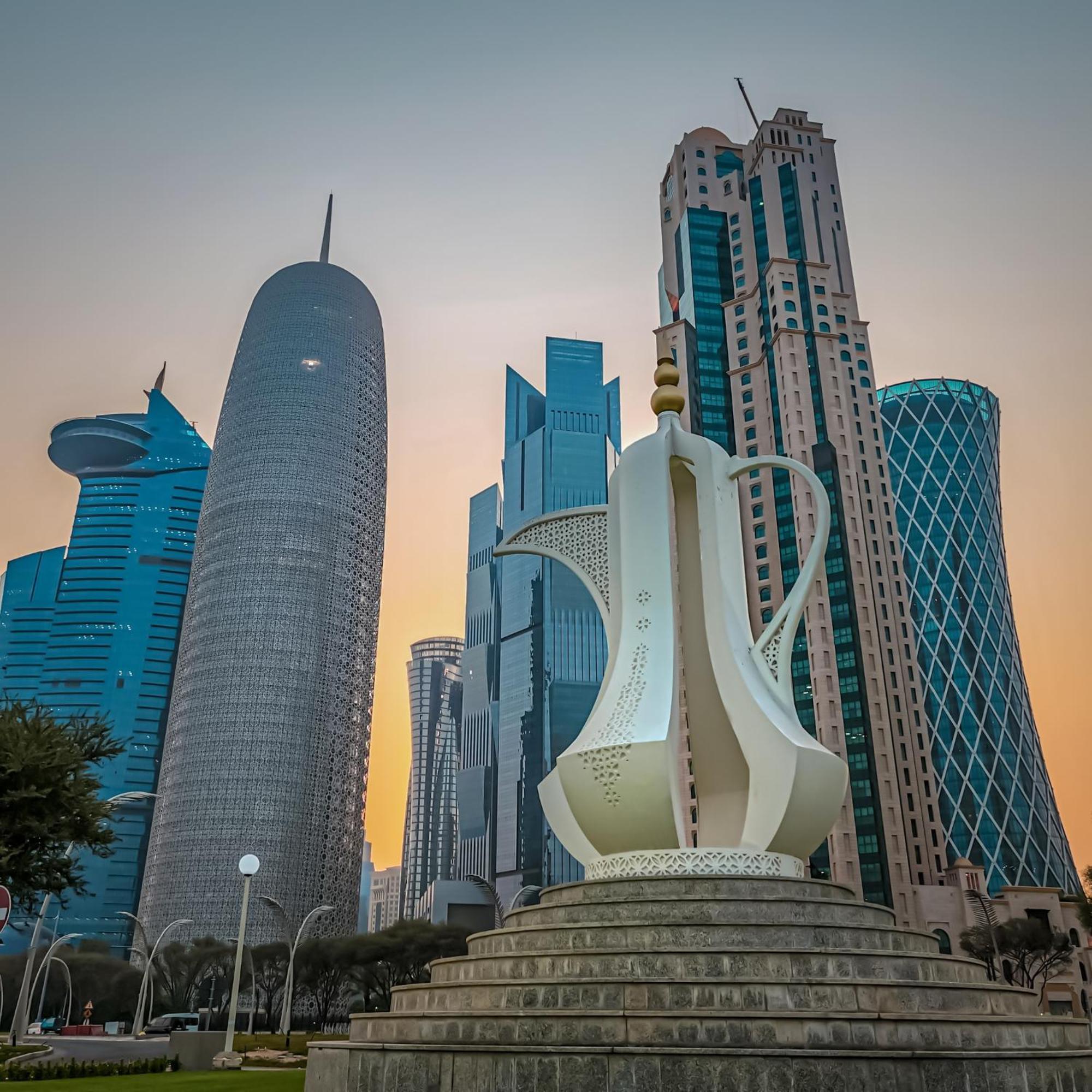 فندق سيتي سنتر روتانا الدوحة المظهر الخارجي الصورة Doha skyline